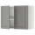 ⭐METOD⭐Навесной шкаф с крылом для сушки/2 дверь, белый/Bodbyn Серый, 80x60 cm⭐ИКЕА-19456938