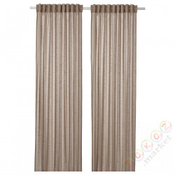 ⭐SILVERLONN⭐Firanki, 2 шт.., бежевый, 145x300 cm⭐ИКЕА-10493978