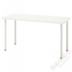 ⭐LAGKAPTEN / ADILS⭐стол письменный, белый, 140x60 cm⭐ИКЕА-59417153