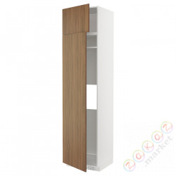 ⭐METOD⭐Высота или замерзание 2шу, белый/Tistorp подражаниеacja коричневыйowego орехa, 60x60x240 cm⭐ИКЕА-49519406