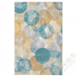 ⭐UTTAG⭐Ковровая дорожка сkrótkim włosiem, koła/светло-бежевый, 200x300 cm⭐ИКЕА-50565911