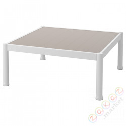 ⭐SEGERON⭐Кофейный столик, сад, белый/бежевый, 73x73 cm⭐ИКЕА-40510797