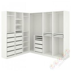 ⭐PAX⭐Угловой шкаф, белый, 211/213x201 cm⭐ИКЕА-89420291