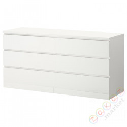 ⭐MALM⭐Комод, 6 ящики, белый, 160x78 cm⭐ИКЕА-60403584