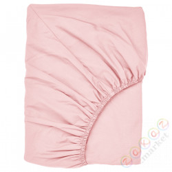 ⭐ULLVIDE⭐Простыня на резинке на резинке na matę , светло-розовый, 140x200 cm⭐ИКЕА-90565315