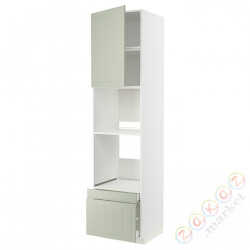 ⭐METOD / MAXIMERA⭐Рано утром/пирог ком доктор/2 шу, белый/Stensund светло-зеленый, 60x60x240 cm⭐ИКЕА-29487067