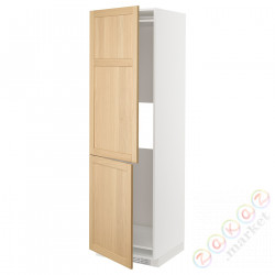 ⭐METOD⭐Высота или замерзание 2шу, белый/Forsbacka дуб, 60x60x200 cm⭐ИКЕА-49509426
