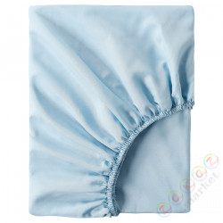 ⭐BRUKSVARA⭐Простыня на резинке на резинке, синий, 90x200 cm⭐ИКЕА-10574601