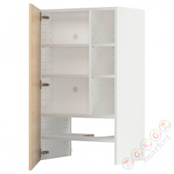 ⭐METOD⭐Шкаф okaнадa сполка/Drzс упражнениями, белый/Askersund яркий узор ясеня, 60x100 cm⭐ИКЕА-29504203