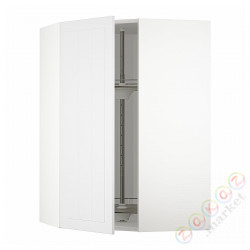 ⭐METOD⭐Шкаф навесной угловой с каруселью, белый/Stensund белый, 68x100 cm⭐ИКЕА-99409207