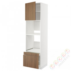 ⭐METOD / MAXIMERA⭐Рано утром/пирог ком доктор/2 шу, белый/Tistorp подражаниеacja коричневыйowego орехa, 60x60x220 cm⭐ИКЕА-69519486