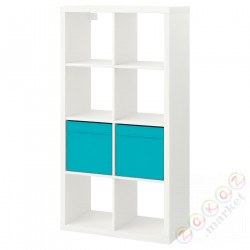 ⭐KALLAX / DRONA⭐Книжный шкаф/2 взносы, белый, 77x147 cm⭐ИКЕА-59023764