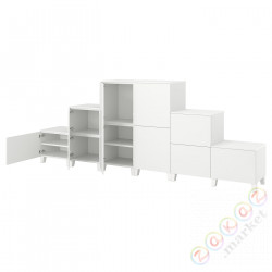 ⭐PLATSA⭐Шкаф 10 дверь, белый/Fonnes white, 360x42x133 cm⭐ИКЕА-69436962