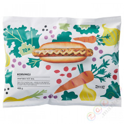 ⭐KORVMOJ⭐Hot dog wege, замороженные 100% warzywa, 460 g⭐ИКЕА-50447654