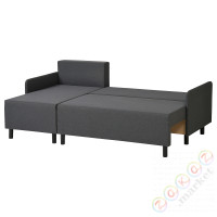 ⭐BRUKSVARA⭐3-диван-кровать os с шезлонгом, с шезлонгом Серый⭐ИКЕА-80575904