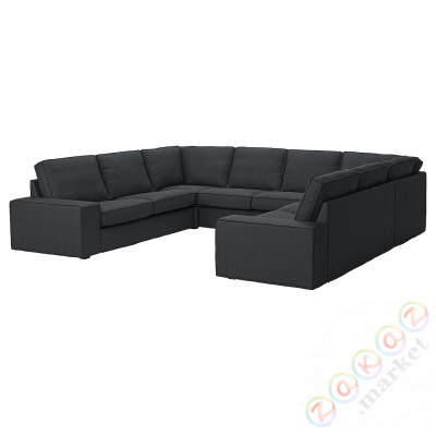 ⭐KIVIK⭐П-образный диван, 6-человек, Tresund антрацит⭐ИКЕА-59494392