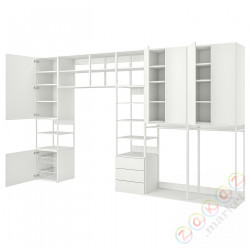 ⭐PLATSA⭐Комбинация 6 дверь+3 ящики, белый/Fonnes white, 420x42x241 cm⭐ИКЕА-59324385