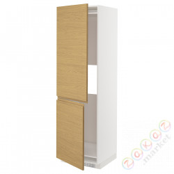 ⭐METOD⭐Высота или замерзание 2шу, белый/Voxtorpподражание. дуб, 60x60x200 cm⭐ИКЕА-19538067