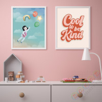 ⭐BILD⭐Плакат, cool to be kind – красный, 40x50 cm⭐ИКЕА-10554957