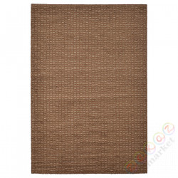 ⭐LANGSTED⭐Ковровая дорожка сkrótkim włosiem, светло-коричневый, 60x90 cm⭐ИКЕА-10528869