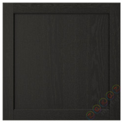 ⭐LERHYTTAN⭐Дверь, черный морилка, 60x60 cm⭐ИКЕА-60356064