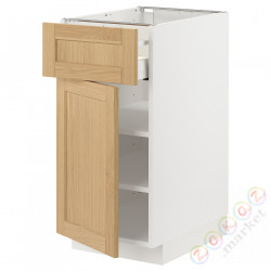 ⭐METOD / MAXIMERA⭐Кабинет stj/дверь, белый/Forsbacka дуб, 40x60 cm⭐ИКЕА-69509227