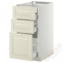 ⭐METOD / MAXIMERA⭐3 пт/2n/śr/в шу, белый/Bodbyn сливочный, 40x60 cm⭐ИКЕА-39913356