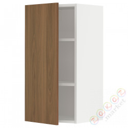 ⭐METOD⭐Навесной шкаф с полками, белый/Tistorp подражаниеacja коричневыйowego орехa, 40x80 cm⭐ИКЕА-79519891