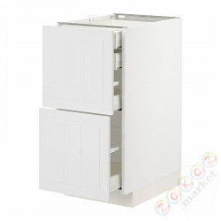 ⭐METOD / MAXIMERA⭐Sсstj 2fr/2n/śr/в шу, белый/Stensund белый, 40x60 cm⭐ИКЕА-59409469