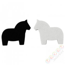 ⭐HASTHAGE⭐Gąbka, черный/белый⭐ИКЕА-50524355