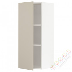 ⭐METOD⭐Навесной шкаф с полками, белый/Havstorp бежевый, 40x100 cm⭐ИКЕА-39468370