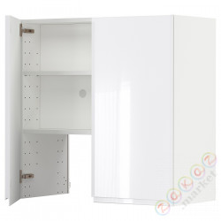 ⭐METOD⭐Шкаф okaнадa сполка/Drzс упражнениями, белый/Блеск Voxtorp/белый, 80x80 cm⭐ИКЕА-69504362