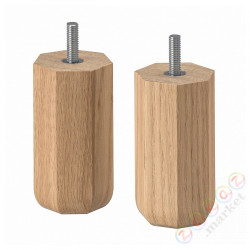 ⭐ULLARP⭐Нога, дуб, 10 cm⭐ИКЕА-50489922