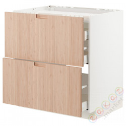 ⭐METOD / MAXIMERA⭐Старший полковник/2fr/3шу, белый/Fröjered яркий бамбук, 80x60 cm⭐ИКЕА-39330274