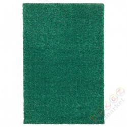 ⭐LANGSTED⭐Ковровая дорожка сkrótkim włosiem, зеленый60x90 cm⭐ИКЕА-00423938