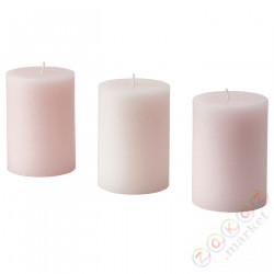 ⭐LUGNARE⭐Blokowa świeca запахowa, jaśmin/розовый, 30 godzina⭐ИКЕА-10502138