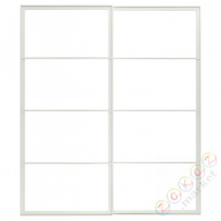 ⭐PAX⭐Корпус Drzв и передача. с гидами, белый, 200x236 cm⭐ИКЕА-80458194