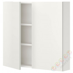 ⭐ENHET⭐настенный шкаф 2 полки/дверь, белый, 80x17x75 cm⭐ИКЕА-99323685