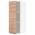 ⭐METOD⭐Навесной шкаф с полками, белый/Voxtorpподражание. дуб, 40x100 cm⭐ИКЕА-29455764