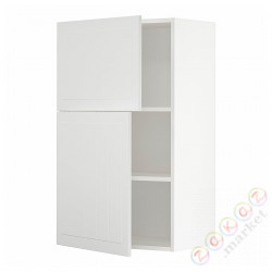 ⭐METOD⭐Навесной шкаф с полками/2 дверь, белый/Stensund белый, 60x100 cm⭐ИКЕА-89457741