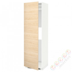 ⭐METOD⭐Охлажденный или замороженный Drz, белый/Askersund яркий узор ясеня, 60x60x200 cm⭐ИКЕА-49215805