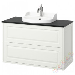 ⭐TANNFORSEN / RUTSJON⭐Sзаf umyw сящики/umyw/bateria, белый/имитация черного мрамора, 102x49x76 cm⭐ИКЕА-19514108