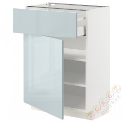 ⭐METOD / MAXIMERA⭐Кабинет stj/дверь, белый/Kallarp jasnoсерый-синий, 60x37 cm⭐ИКЕА-29479232