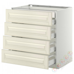 ⭐METOD / MAXIMERA⭐Бывший 4 пт/2n/3śr шу, белый/Bodbyn сливочный, 80x60 cm⭐ИКЕА-29913366