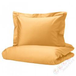 ⭐LUKTJASMIN⭐Poszwa na kołdrę i posвызовka, желтый, 150x200/50x60 cm⭐ИКЕА-00541121