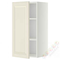 ⭐METOD⭐Навесной шкаф с полками, белый/Bodbyn сливочный, 40x80 cm⭐ИКЕА-59467510