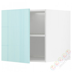 ⭐METOD⭐Верх для холодильника/морозильная камера, белый Järsta/блеск светло-бирюзовый, 60x60 cm⭐ИКЕА-59459510