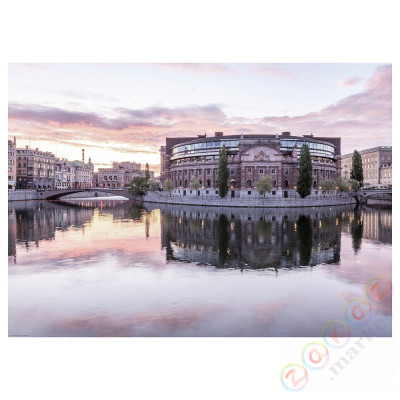 ⭐BILD⭐Плакат, budynek parlamentu, Sztokholm, 70x50 cm⭐ИКЕА-40553249