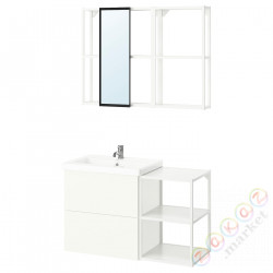 ⭐ENHET⭐Łazienka, белый, 102x43x65 cm⭐ИКЕА-89547167