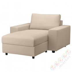 ⭐VIMLE⭐Крышка шезлонга, сширокийmi связаныokietnikami/Халларп бежевый⭐ИКЕА-49424130